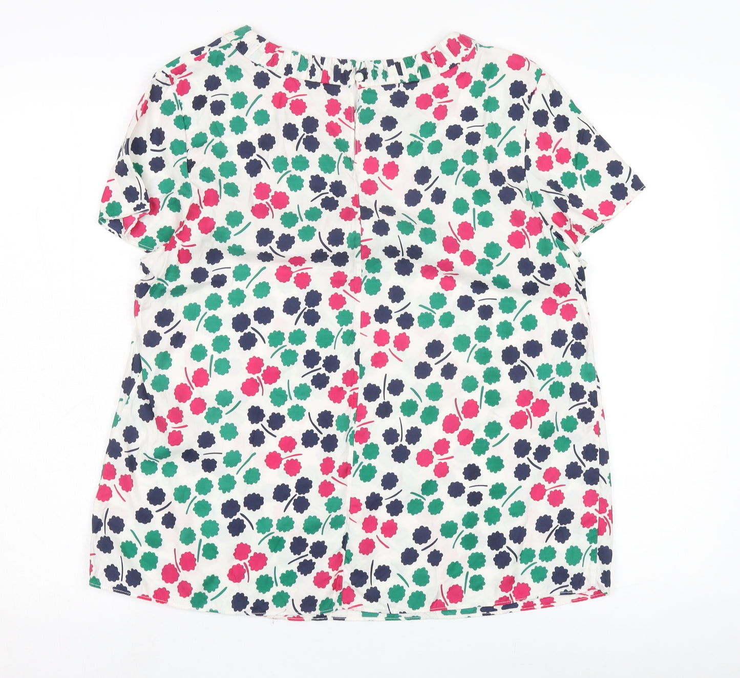 Boden Women's Floral Tunic Blouse, Size 18, Silk Blend