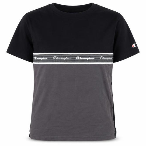 Champion Boys Black Colourblock T-Shirt, Size 9-10 Years