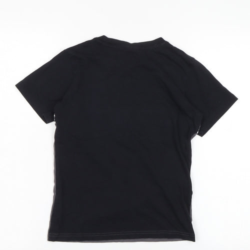 Champion Boys Black Colourblock T-Shirt, Size 9-10 Years