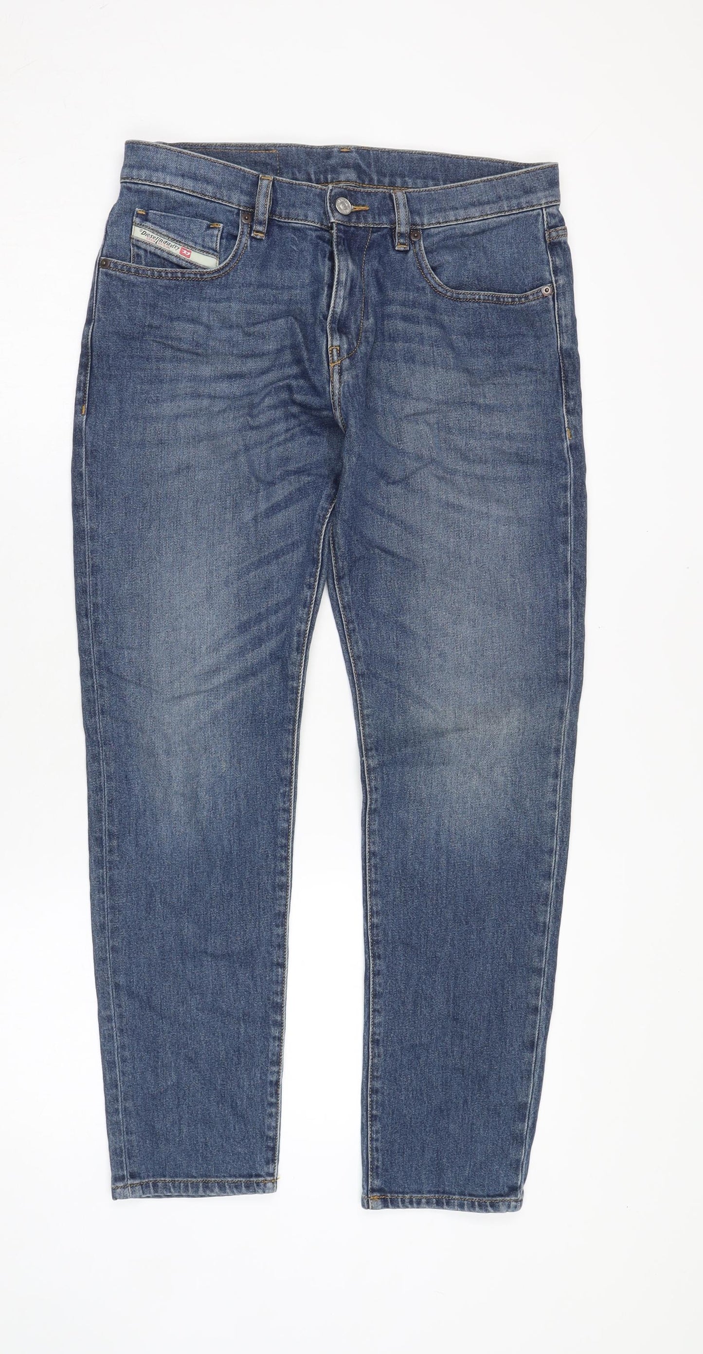 Diesel Men's Blue Slim Straight Jeans, Size 31, Medium Wash