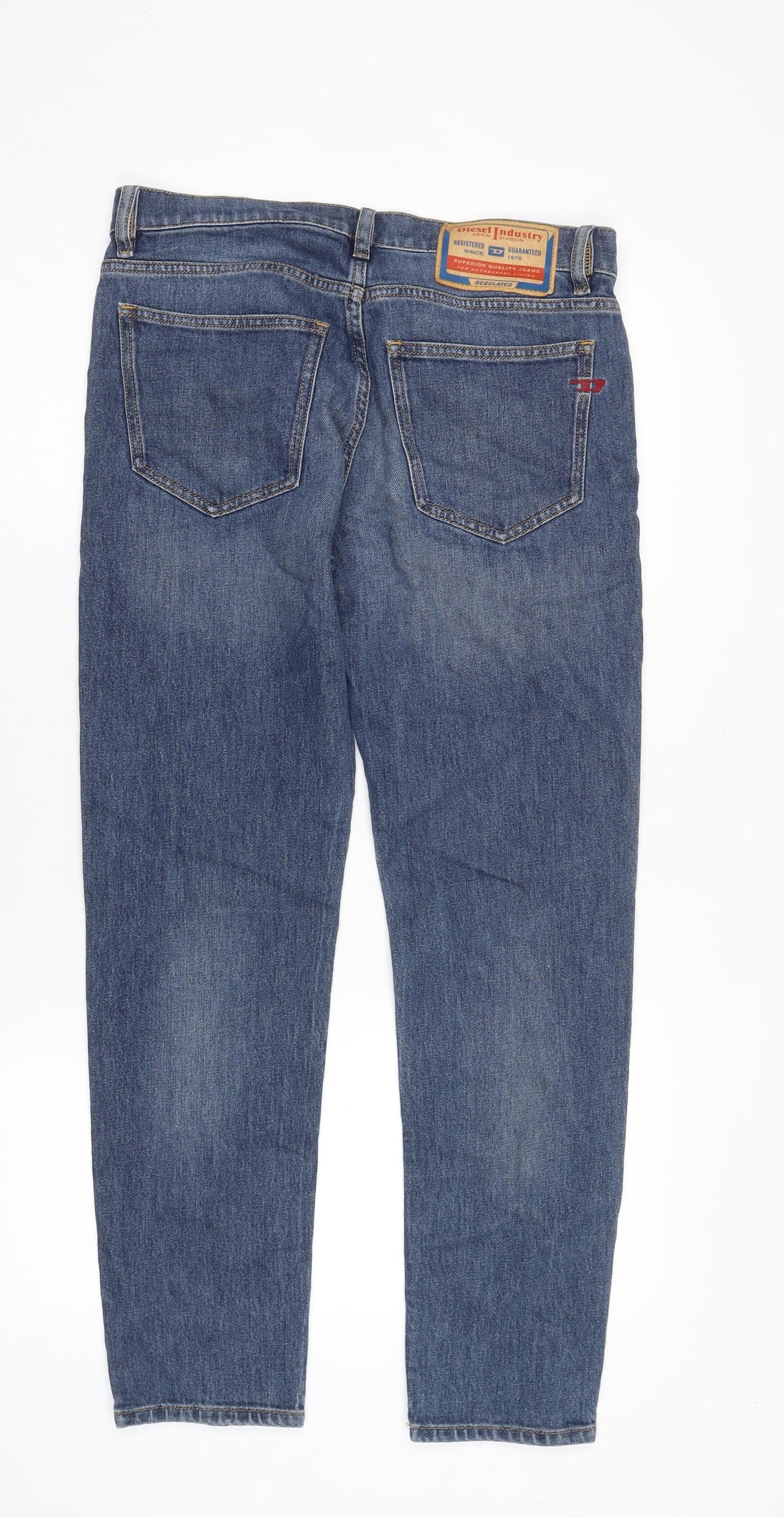 Diesel Men's Blue Slim Straight Jeans, Size 31, Medium Wash