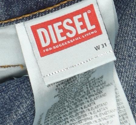 Diesel Men's Blue Slim Straight Jeans, Size 31, Medium Wash