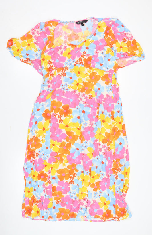 Nobody's Child Women Multicolour Floral Dress 16