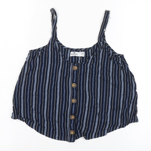 Hollister Women’s Blue Striped Camisole Top XS
