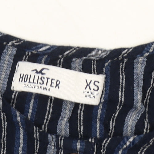 Hollister Women’s Blue Striped Camisole Top XS