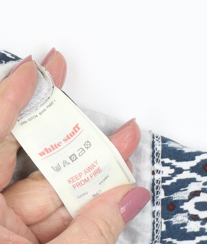 White Stuff Women Multicoloured Cotton Mini Dress