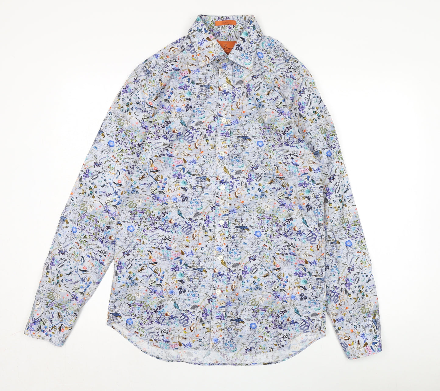 Simon Carter Men's Multicoloured Slim Fit Shirt