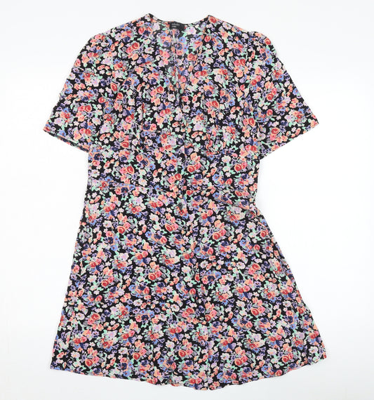 Nobody's Child Women's Floral A-Line Dress Size 10