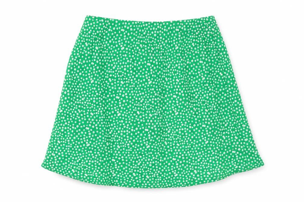 Nobody's Child Women's Green Floral Skirt Size 8