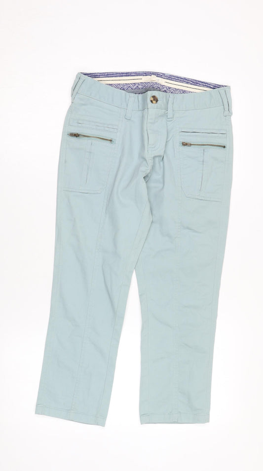 White Stuff Women's Blue Chino Trousers - Size 12