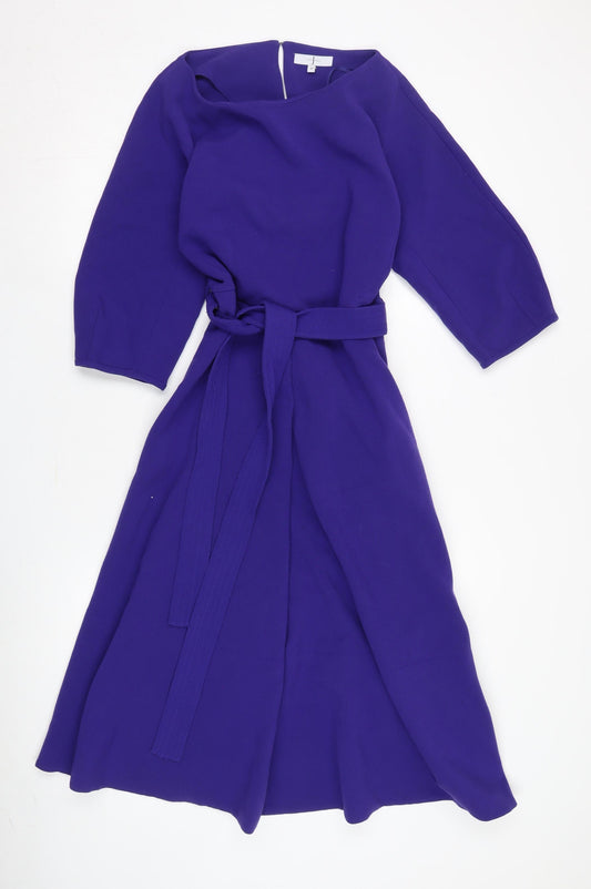 Jasper Conran Women's Purple Midi Dress Size 12