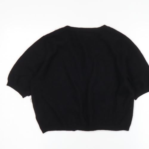 Next Women's Black Round Neck Cardigan Size 12