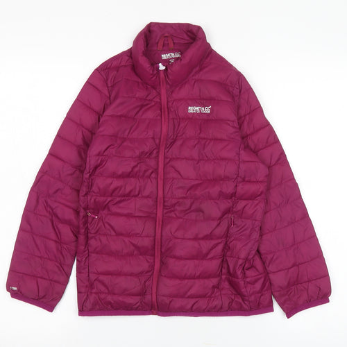 Regatta Girls Pink Puffer Jacket 9-10 Years