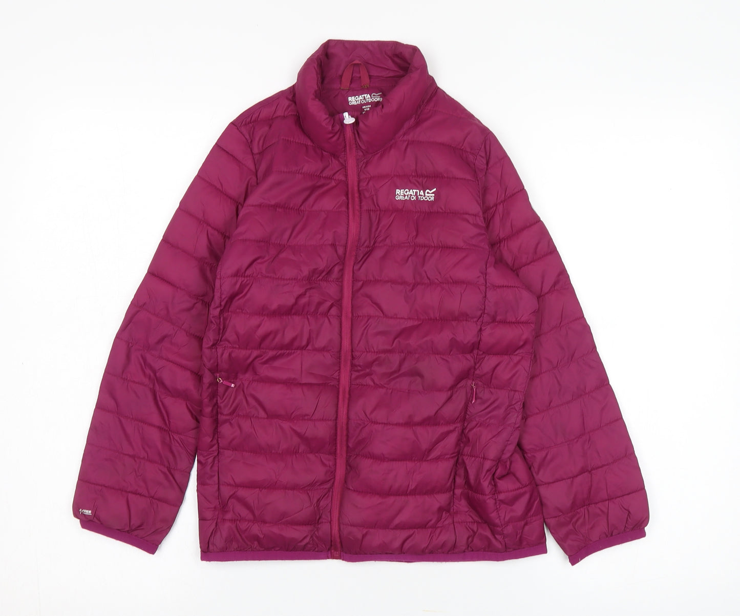 Regatta Girls Pink Puffer Jacket 9-10 Years
