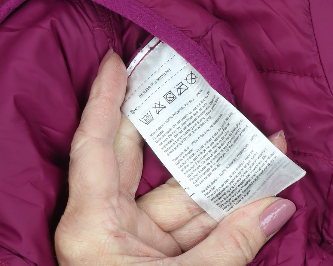 Regatta Girls Pink Puffer Jacket 9-10 Years