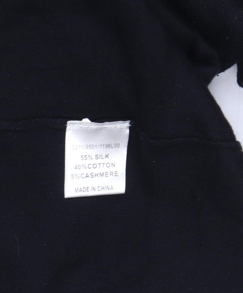 Hobbs Women's Black Scoop Neck Shift Dress Size 12