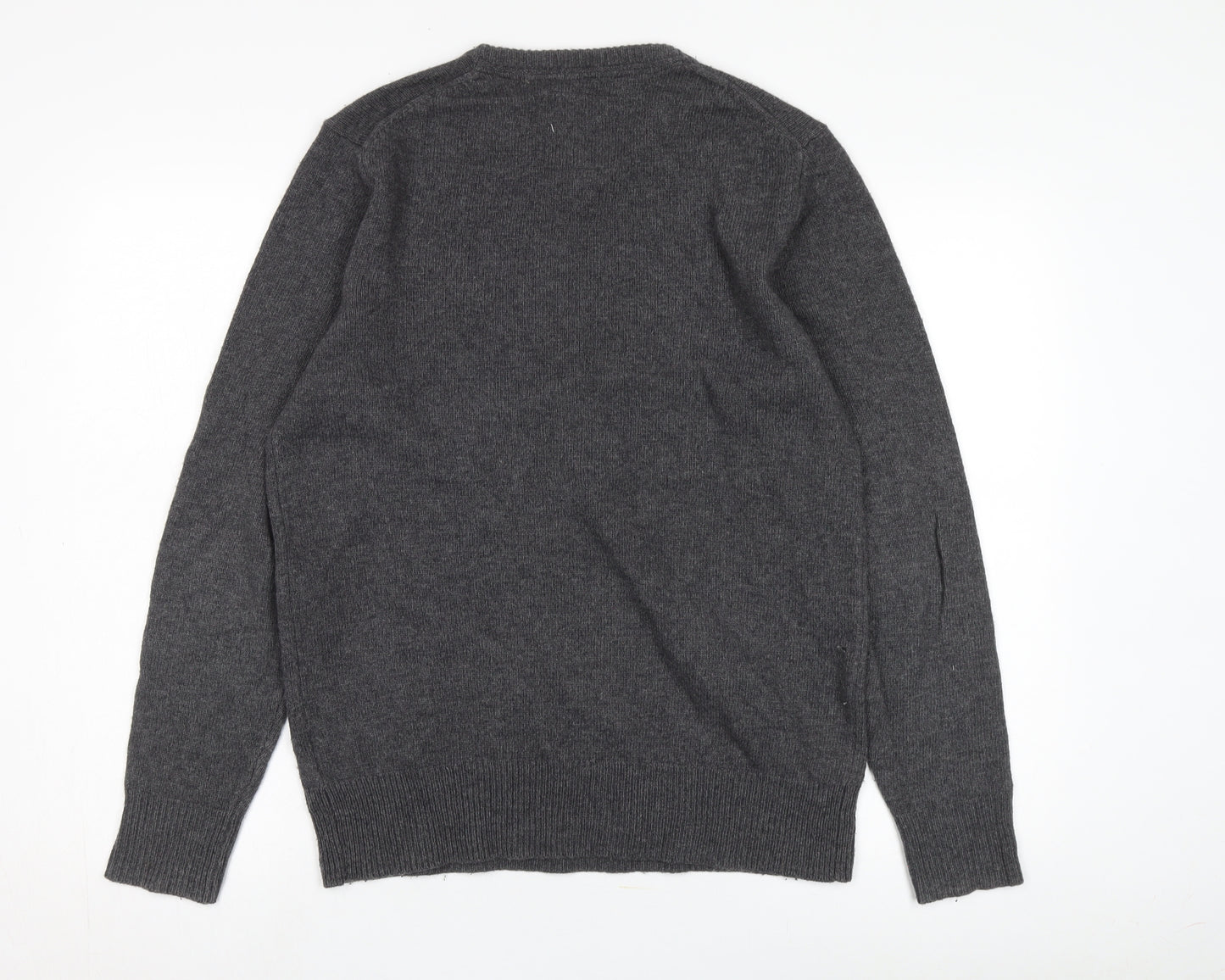 Superdry Men's Grey Wool Pullover Jumper M