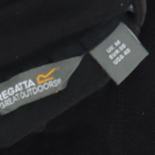Regatta Black Henley Fleece Sweatshirt - M Unisex
