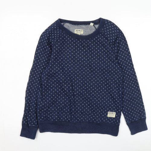 Jack Wills Women's Blue Pullover Sweatshirt Size 8