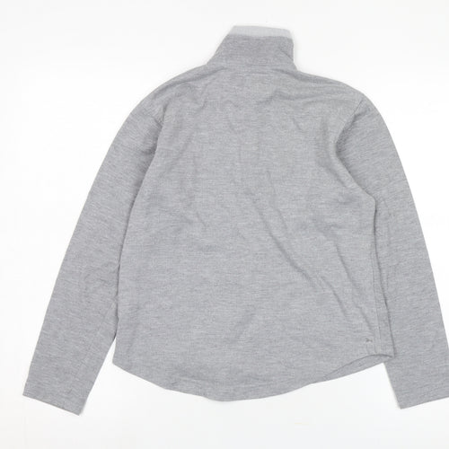 Berghaus Boys Grey 1/4 Zip Fleece Sweatshirt - 10 Years