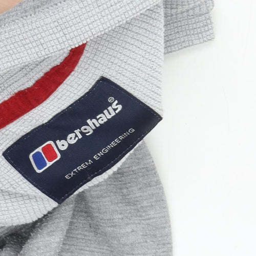 Berghaus Boys Grey 1/4 Zip Fleece Sweatshirt - 10 Years