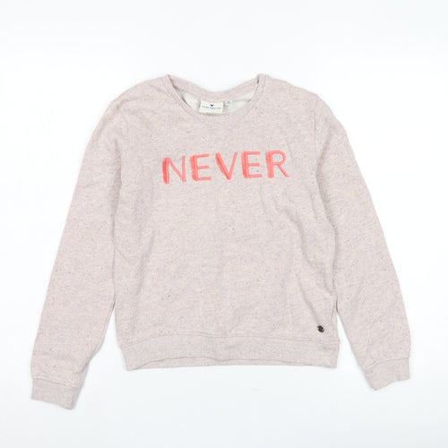 Tom Tailor Girls Beige Sweatshirt Size 12 with NEVER Graphic