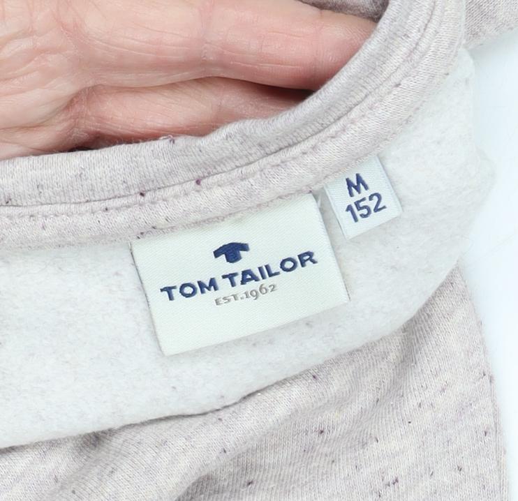 Tom Tailor Girls Beige Sweatshirt Size 12 with NEVER Graphic