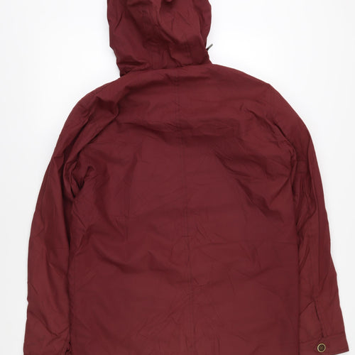 Brave Soul Women's Red Parka S - Warm Hooded Coat