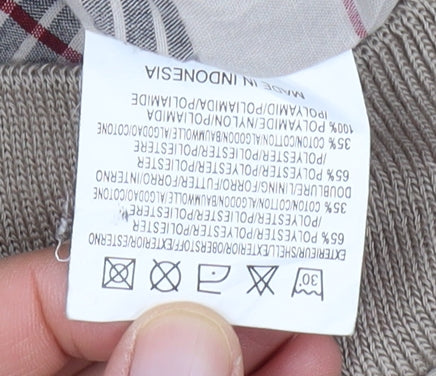 Teddy Smith Men's Beige Bomber Jacket S Casual