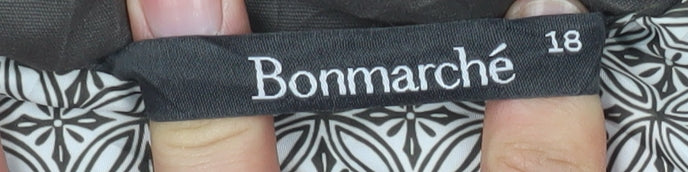 Bonmarché Women's Brown Military Jacket Size 18