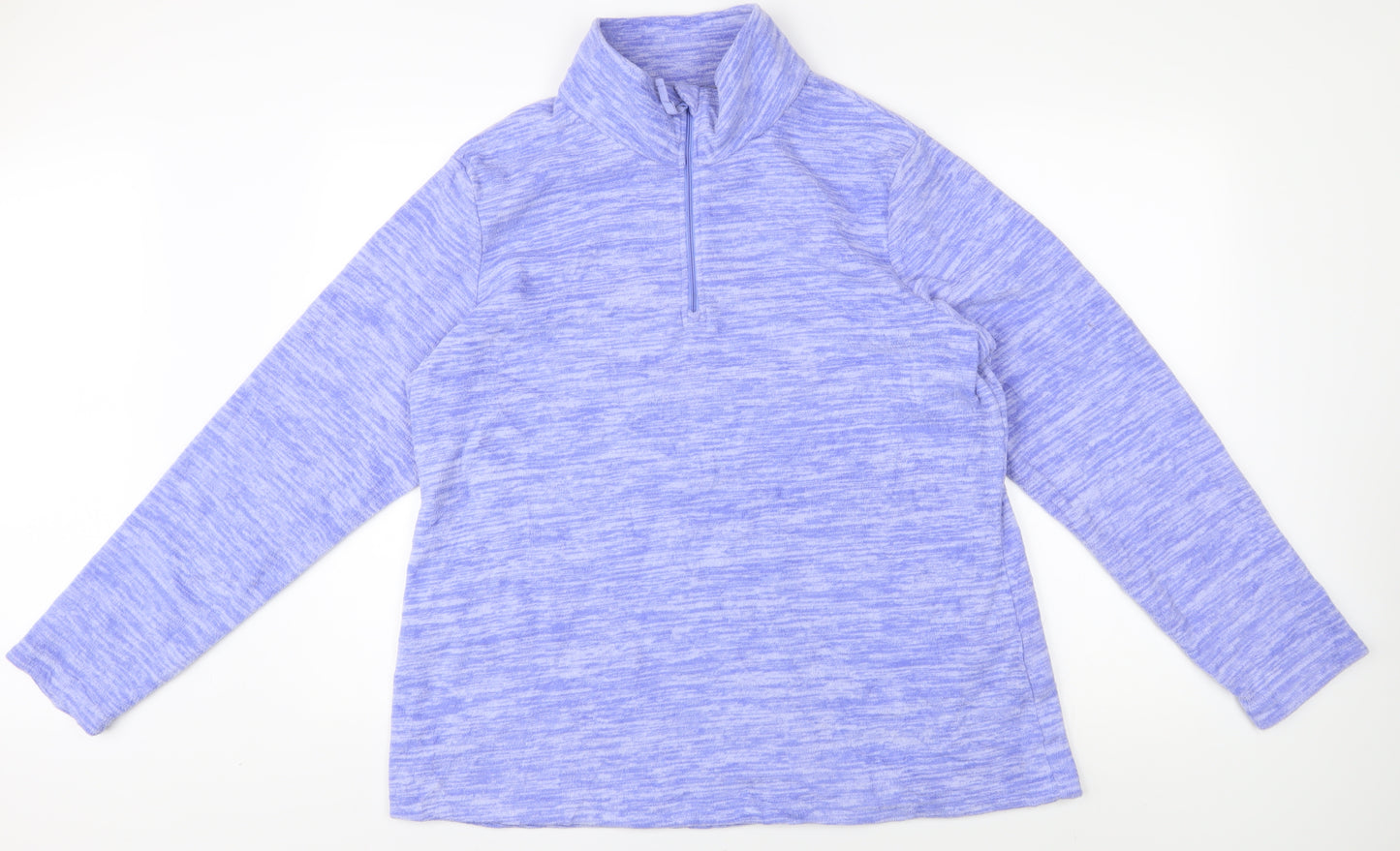 Mountain Warehouse Women's Blue 1/4 Zip Pullover Sweatshirt Sz 20