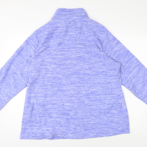 Mountain Warehouse Women's Blue 1/4 Zip Pullover Sweatshirt Sz 20