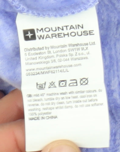 Mountain Warehouse Women's Blue 1/4 Zip Pullover Sweatshirt Sz 20