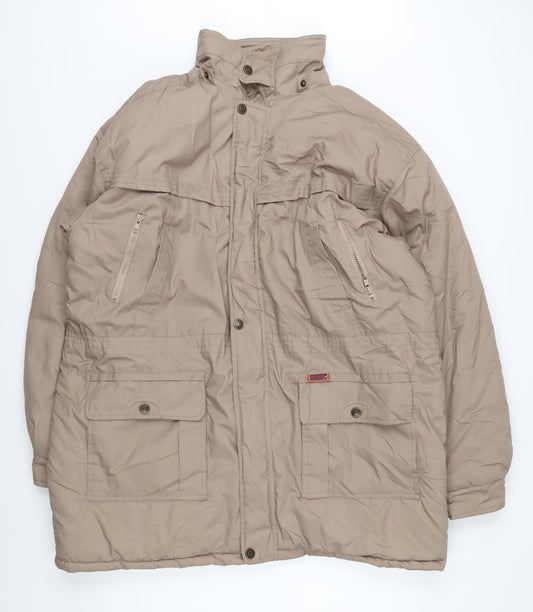 High Mount Men's Beige Parka Jacket L