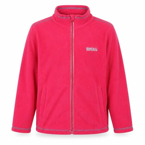 Regatta Girls Pink Fleece Jacket 7-8 Years Activewear