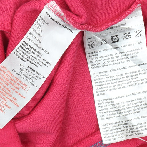 Regatta Girls Pink Fleece Jacket 7-8 Years Activewear