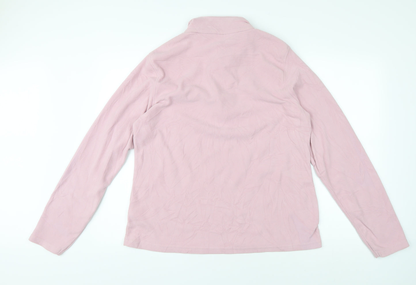 Mountain Warehouse Women's Pink Fleece Pullover Sweatshirt XL