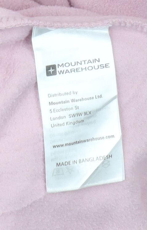 Mountain Warehouse Women's Pink Fleece Pullover Sweatshirt XL