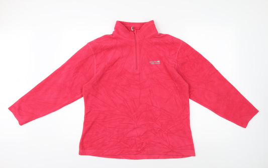 Regatta Women's Pink Fleece Pullover Sweatshirt UK 14