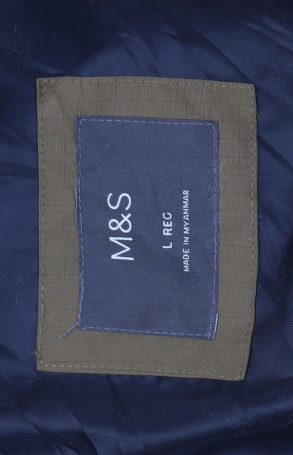 Marks and Spencer Men's Brown L Puffer Jacket