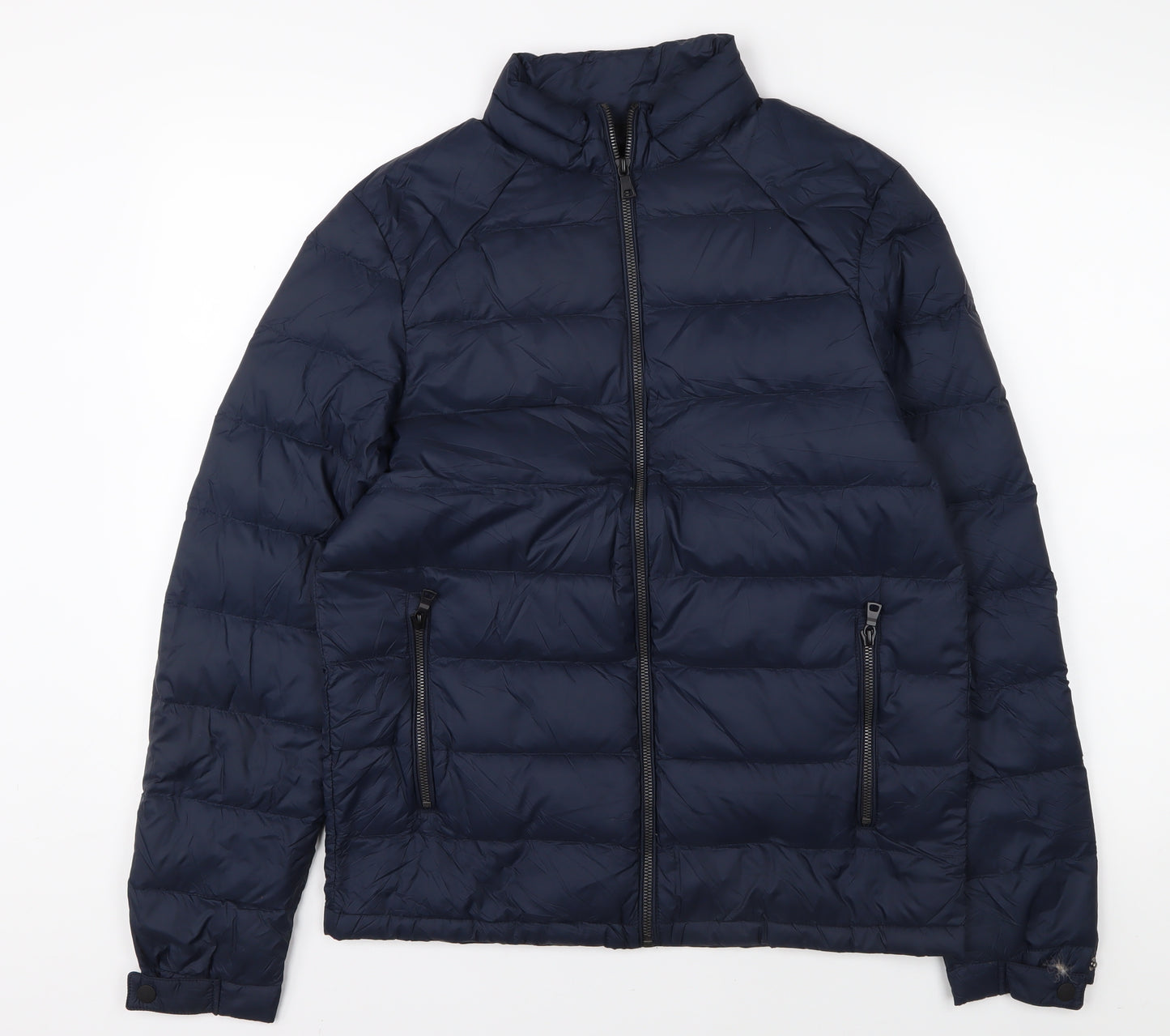 Marks and Spencer Men's Blue Puffer Jacket S