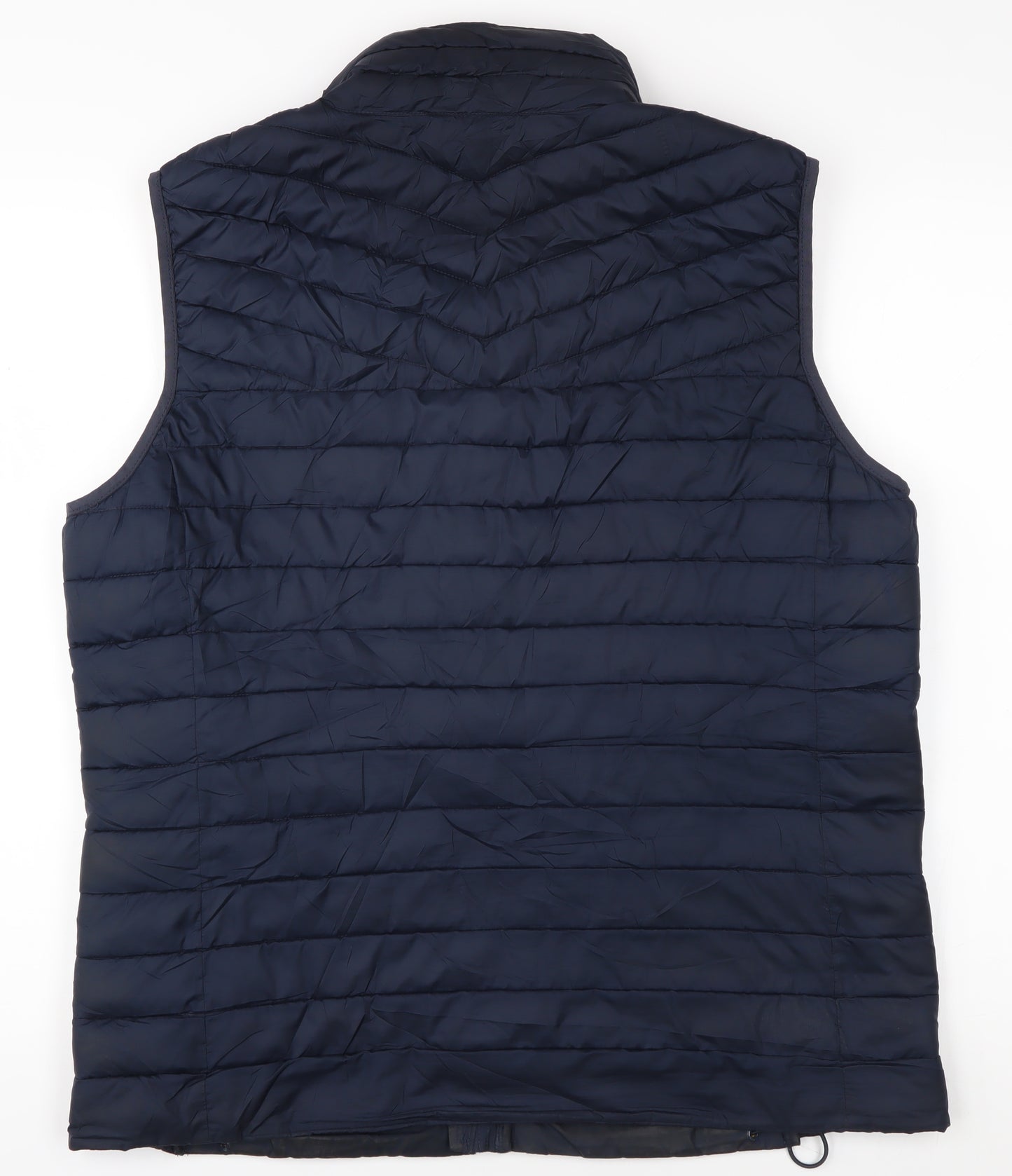 Joules Men's Blue Puffer Waistcoat - L, Casual & Lightweight