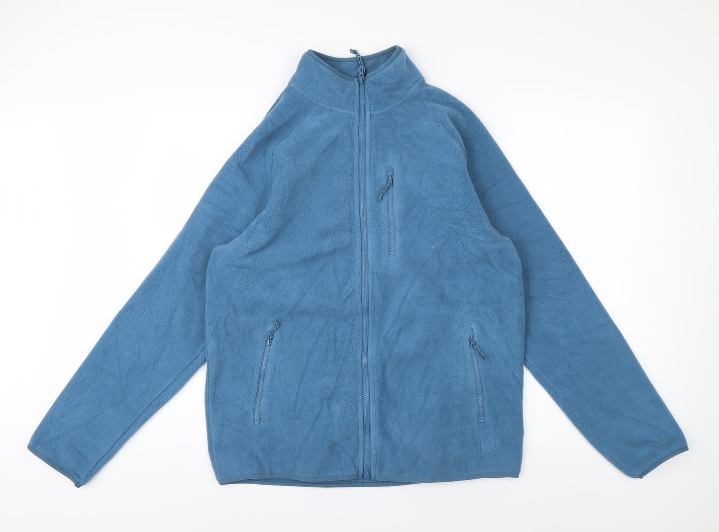 Marks and Spencer Men's Blue Fleece Jacket, M