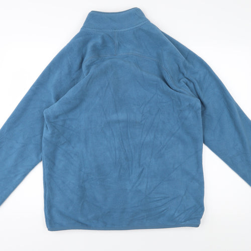 Marks and Spencer Men's Blue Fleece Jacket, M