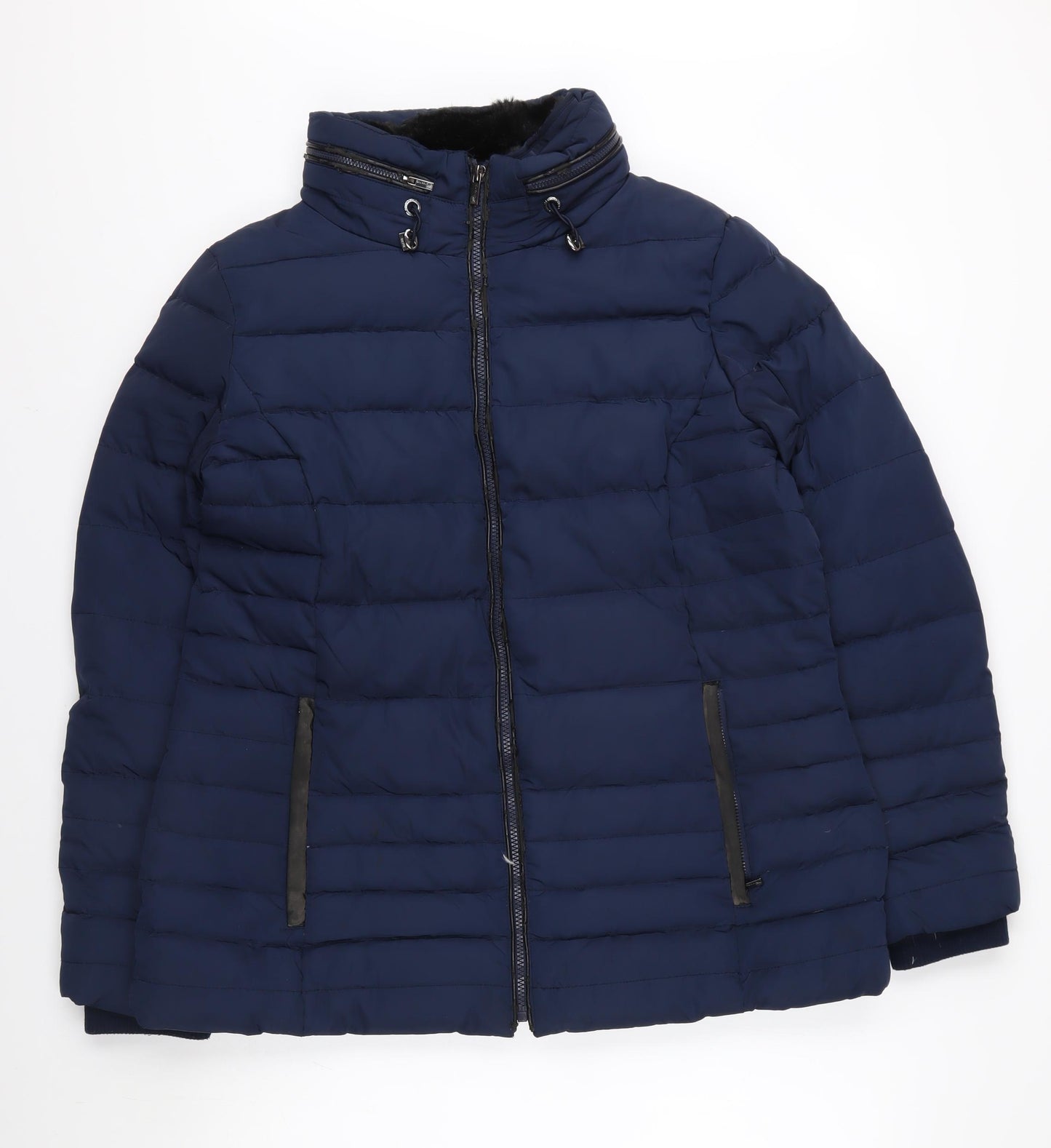 Maine New England Women's Blue Puffer Jacket Size 16