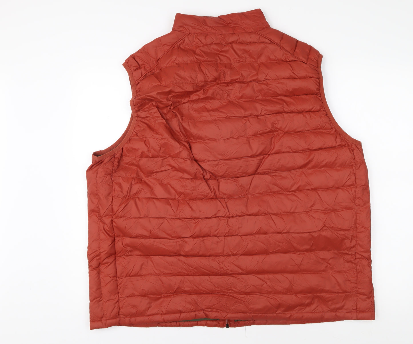 Marks and Spencer Men's Orange Puffer Waistcoat 3XL