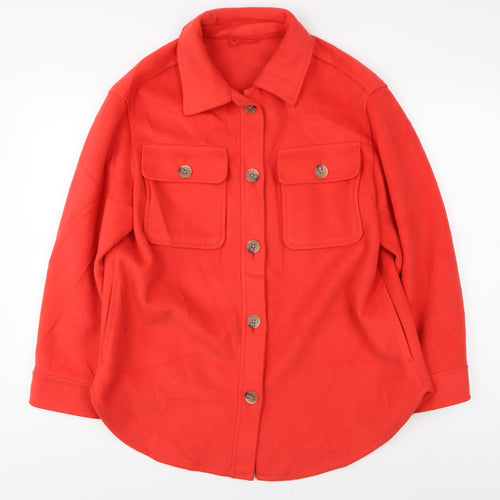 Marks and Spencer Women's Red Basic Jacket Size 12
