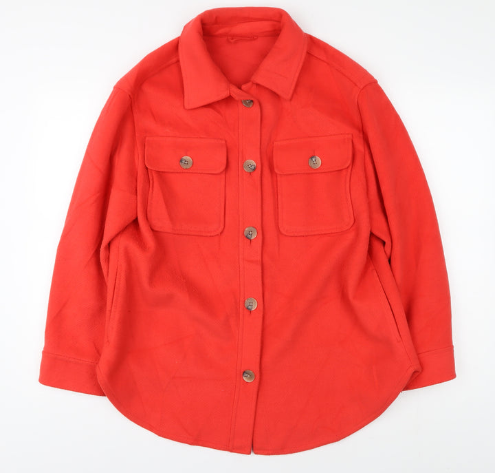 Marks and Spencer Women's Red Basic Jacket Size 12