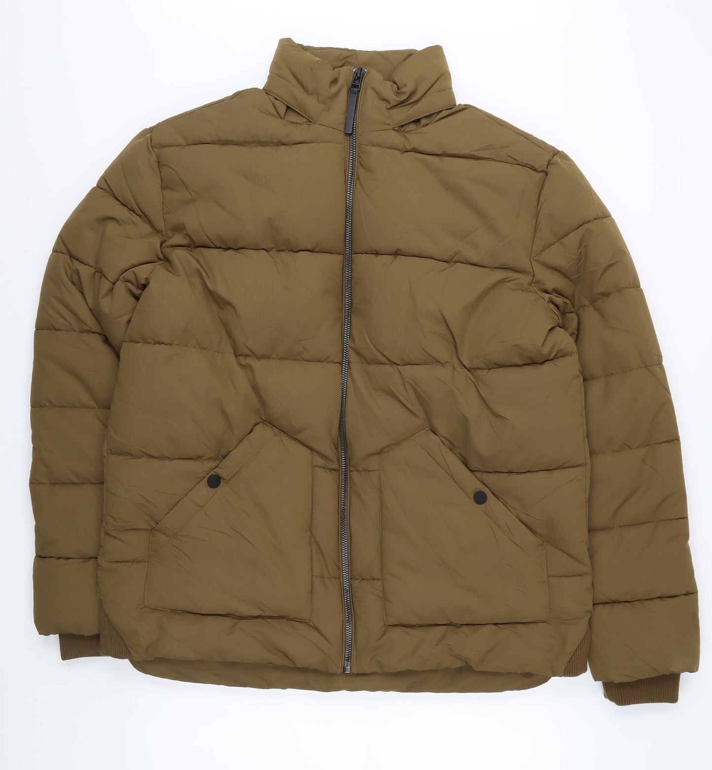 Marks and Spencer Men's Green Puffer Jacket XL