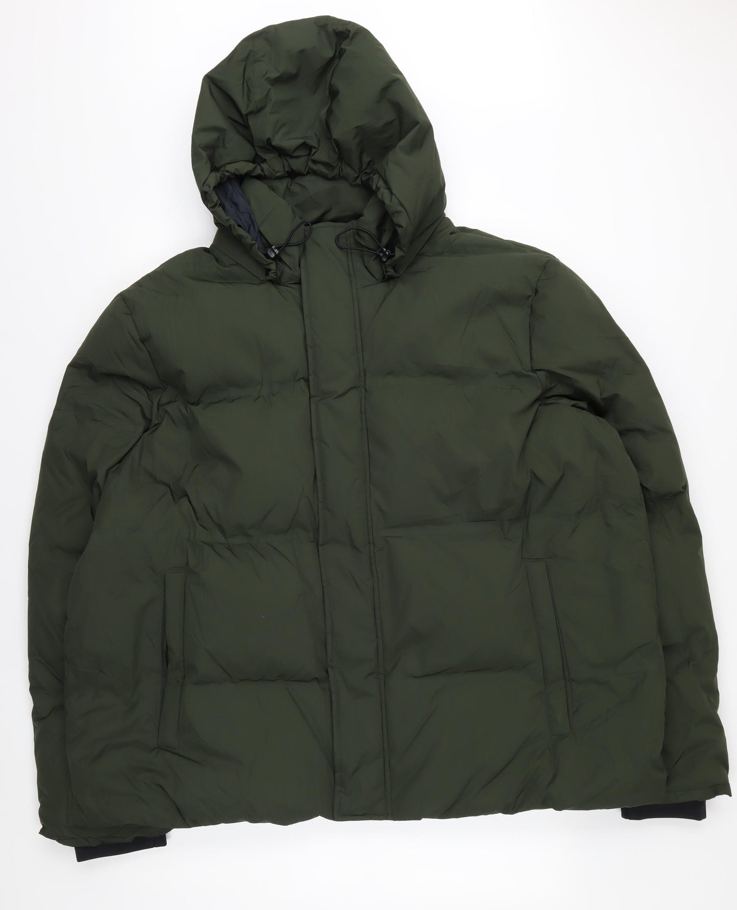 Marks and Spencer Men's Green 3XL Hooded Puffer Jacket